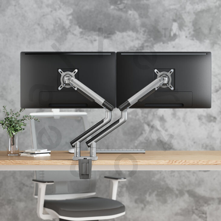 Alterzone Arm Duo Aluminium Monitorhalterung - dunkelgrau image number 3