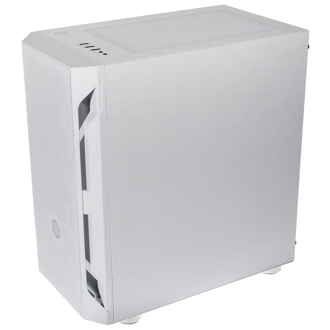 SilverStone Fara H1M Micro-ATX Case, Tempered Glass - white image number 2