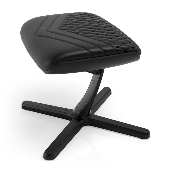 noblechairs Fußstütze 2 - Echtleder Schwarz image number 1