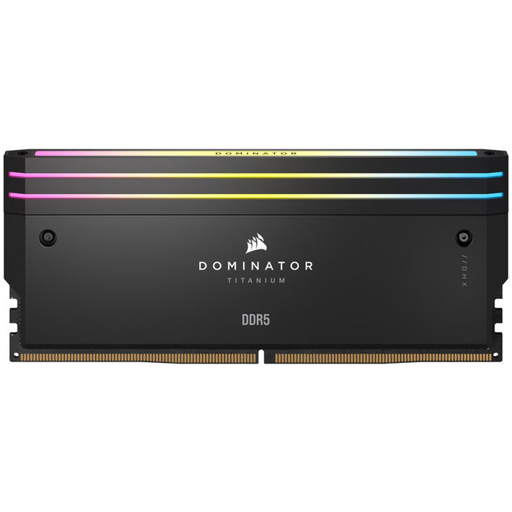 Corsair Dominator Titanium DDR5-6400 RAM, CL32, XMP - 32 GB Dual-Kit, schwarz image number 2