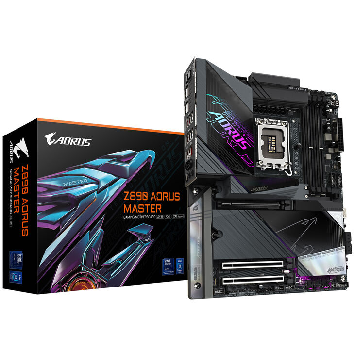 GIGABYTE Z890 AORUS Master Mainboard, Sockel LGA 1851, Intel Z890, ATX, DDR5 image number 0