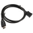 InLine HDMI Verl&auml;ngerung Stecker / Buchse, schwarz - 1m image number null