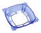 InLine L&uuml;fter-Adapter 120mm auf 70/80/92mm - transparent/blau