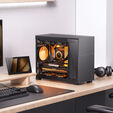 Jonsbo D31 MESH Micro-ATX Geh&auml;use, Tempered Glass - schwarz image number null