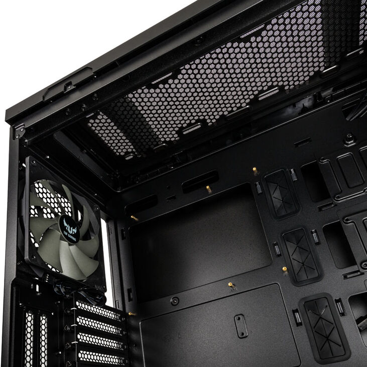 ASUS TUF GT501 Mid Tower, Tempered Glass - Black image number 9