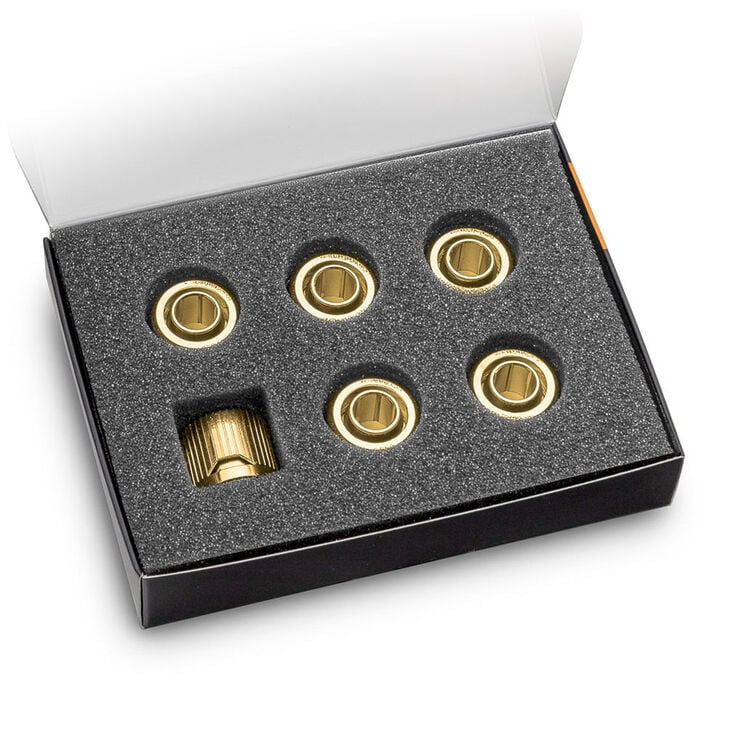 EK Water Blocks EK-Quantum Torque 6-Pack STC 10/13 - Gold image number 1