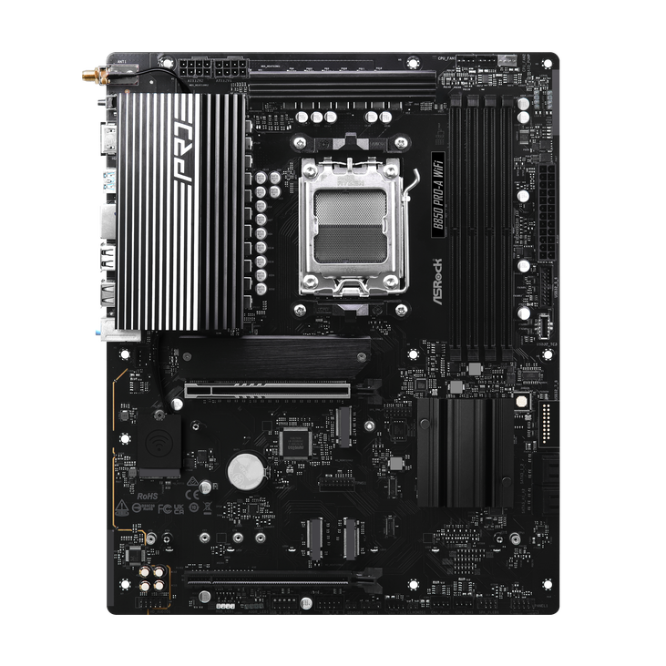 ASROCK B850 Pro-A WiFi Mainboard, Sockel AM5, AMD B850, ATX, DDR5 image number 3