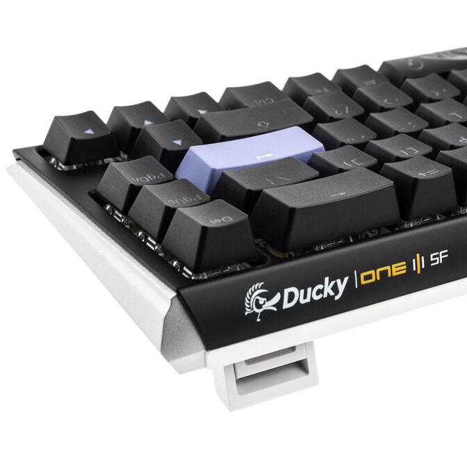 Ducky One 3 Classic Black/White SF Gaming Keyboard, RGB LED - MX-Silent-Red (US) image number 5