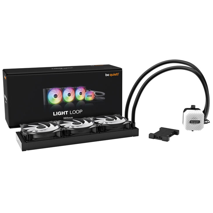 be quiet! Light Loop All-in-One Water Cooling, ARGB - 360mm, black image number 6