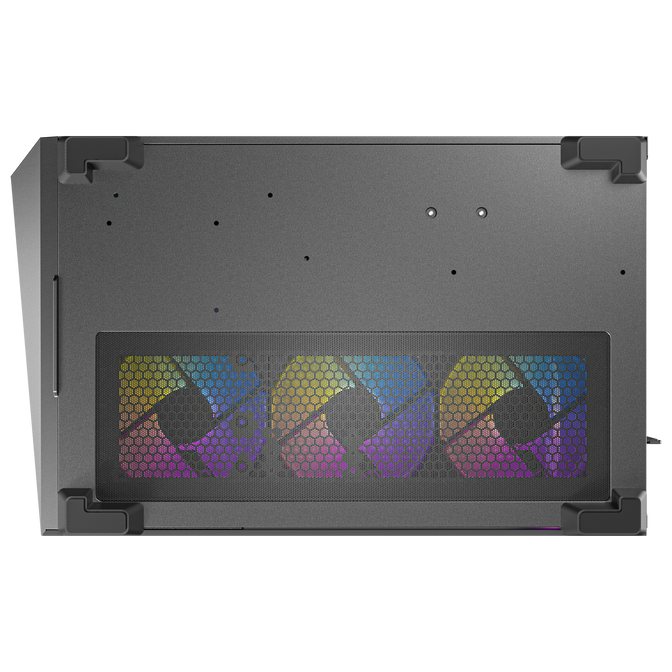 Antec C5 Computer Case, Mid-Tower, ATX, RGB, Tempered Glass - black image number 11