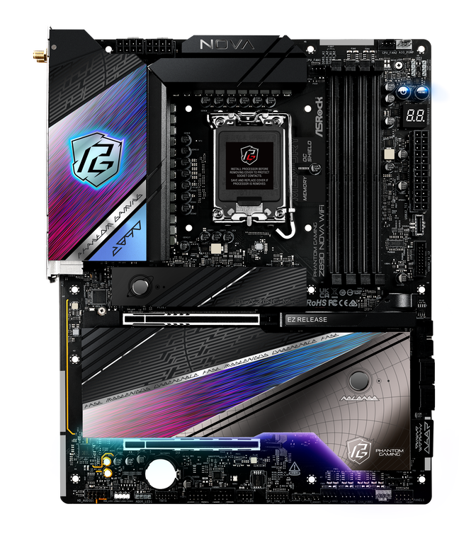ASRock Z890 Nova WiFi motherboard, socket LGA 1851, Intel Z890, ATX, DDR5 image number 4