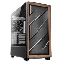 Antec Flux PC-Gehäuse, Midi-Tower, E-ATX, Tempered Glass – Schwarz