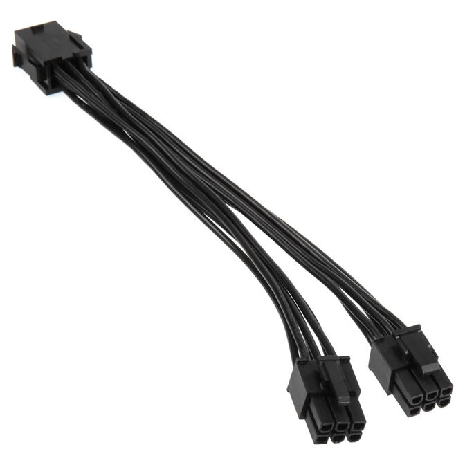 Kolink Adapter 6-Pin-PCIe auf 2x 6-Pin-PCIe-Stecker, schwarz, 15cm image number 1