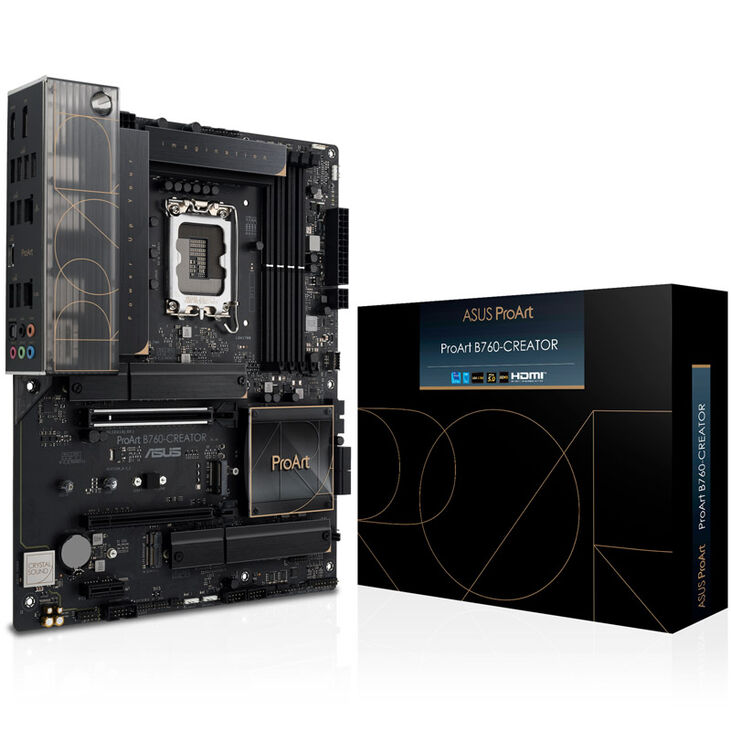 ASUS PROART B760-CREATOR, Intel B760 Mainboard, Sockel 1700, DDR5 image number 0