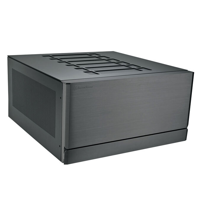SilverStone Crown 04 PC Case, HTPC Case, SSI-EEB - dark Grey image number 2