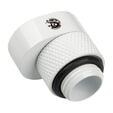 Bitspower X-Cross Adapter G1/4 inch Male to G1/4 inch Female - 5mm Offset, White image number null