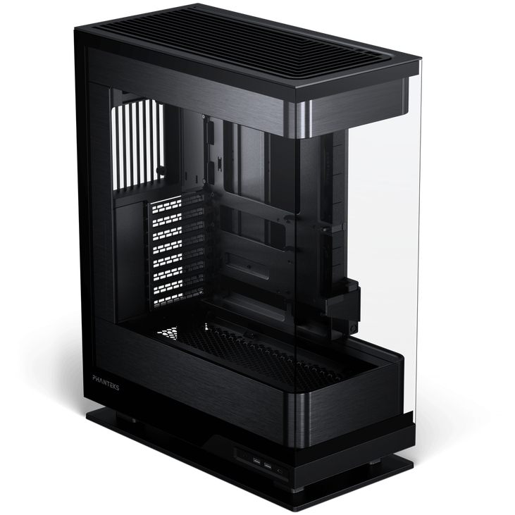 PHANTEKS Evolv X2 PC-Gehäuse, Midi-Tower, E-ATX, Tempered Glass, DRGB - schwarz image number 2