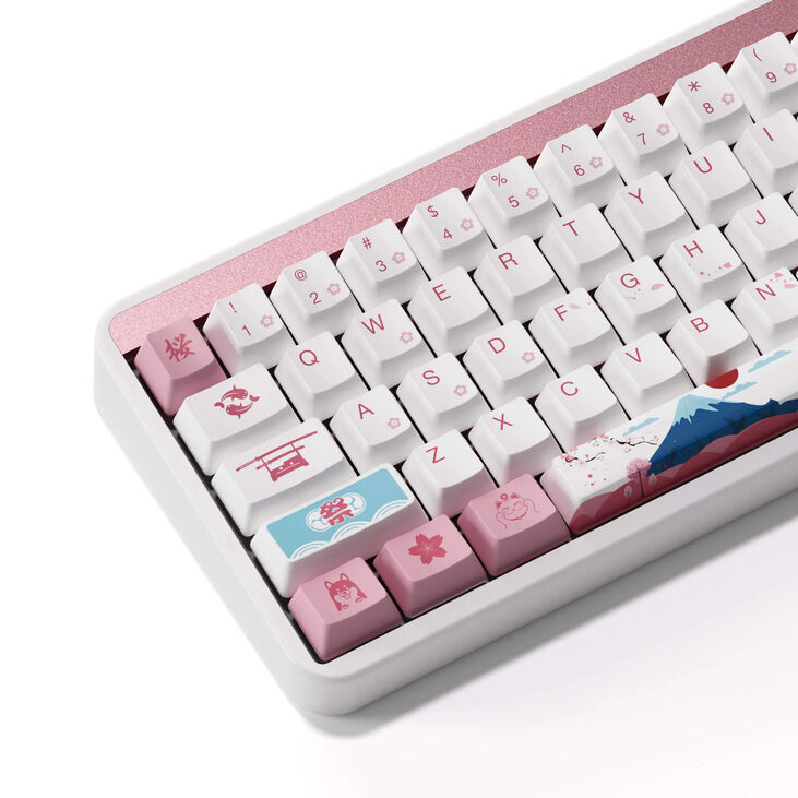 AKKO JIN 01 Tokio Gaming Keyboard - 65%, Rosewood Switches, ANSI image number 4