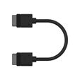 Corsair iCUE LINK Cable Connector gerade - schwarz, 10 cm 2er Set image number null