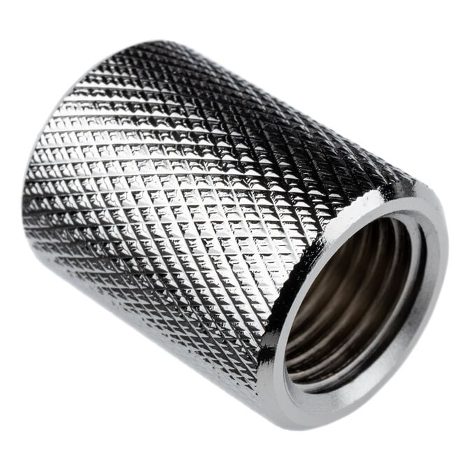 Alphacool HF Adapter G1/4 Female to G1/4 Female - Chrome image number 0