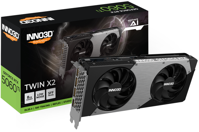 INNO3D GEFORCE RTX 5060 Ti Twin X2, 8192 MB GDDR7 image number 0