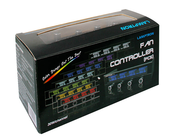 Lamptron FC5 V2 Fan Controller 5,25 Zoll - schwarz image number 3