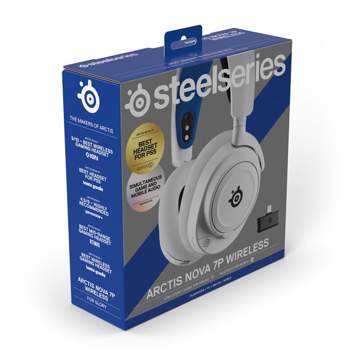SteelSeries Arctis Nova 7P Wireless Gaming Headset, weiß image number 8