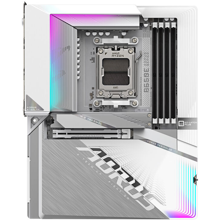 GIGABYTE B650E AORUS Stealth ICE, Sockel AM5, AMD B650E, ATX - DDR5 image number 2