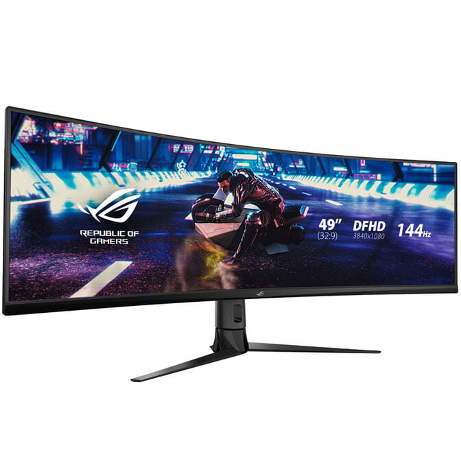 ASUS ROG Strix XG49VQ, 49 Zoll Gaming Monitor, 144 Hz, VA, FreeSync 2 image number 1