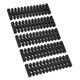 BitFenix 24-Slot Kabelkamm Kit, 5 Stück - schwarz