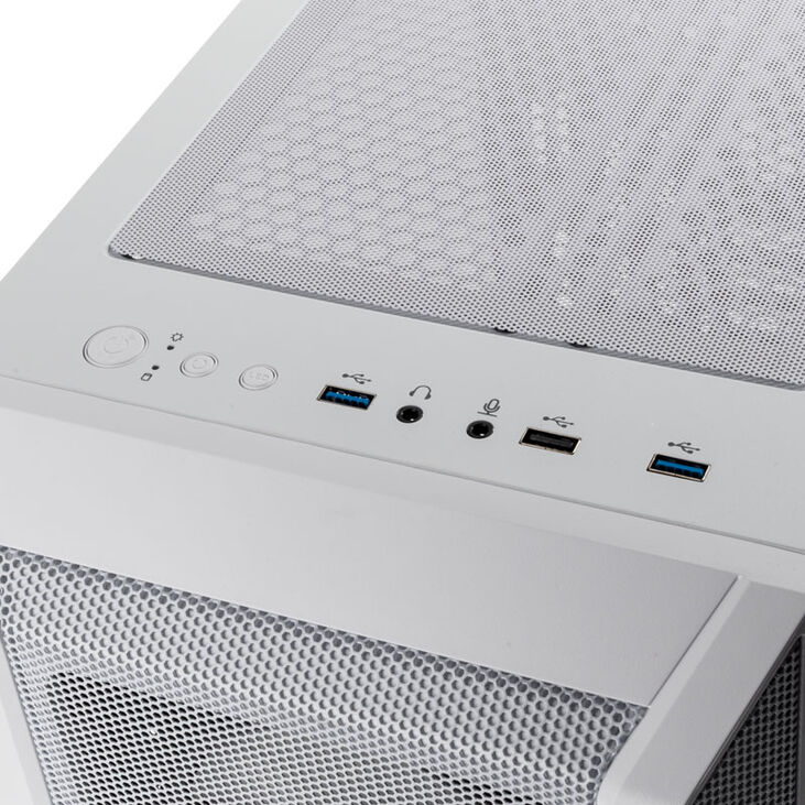 Kolink Citadel Mesh RGB Micro-ATX Case - white image number 4