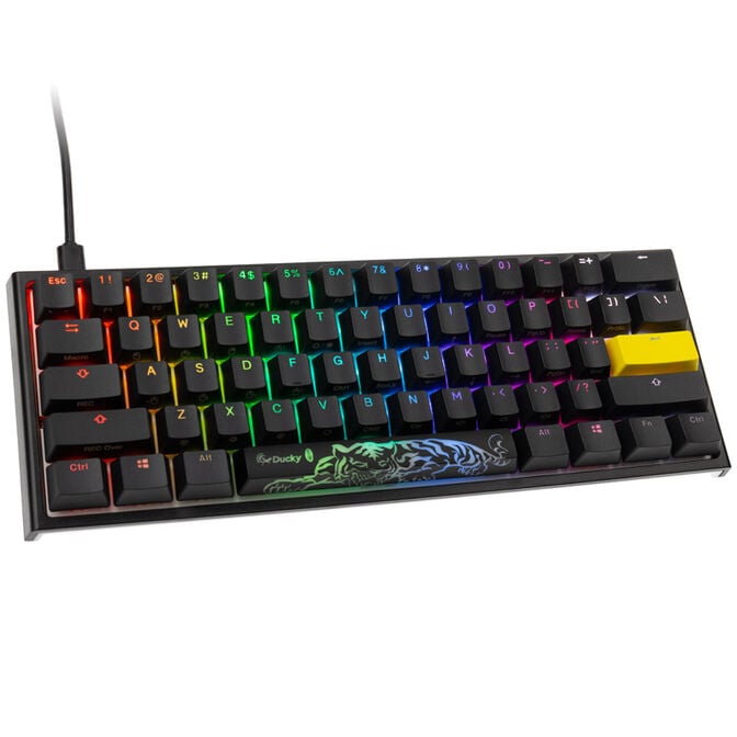 Ducky One 2 Pro Mini Gaming Tastatur, RGB LED - Gateron Yellow (US) image number 0