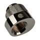 Bitspower X-Cross Adapter G1/4 inch male to G1/4 inch female - 5mm offset, glossy black