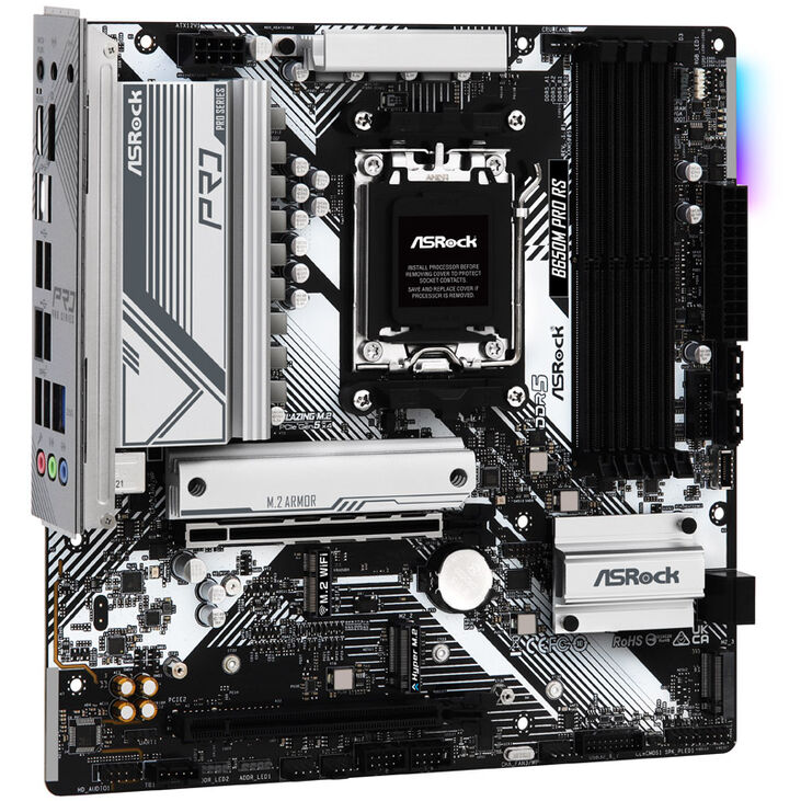ASRock B650M Pro RS, AMD B650 Mainboard - Sockel AM5, DDR5 image number 1