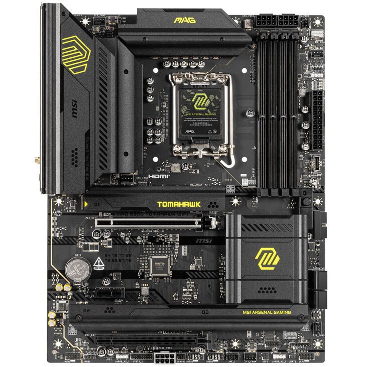 MSI MAG B860 Tomahawk WiFi Mainboard, Sockel LGA 1851, Intel B860, ATX, DDR5 image number 2