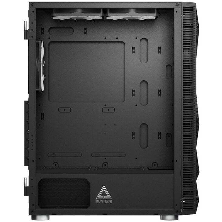 Montech X3 Mesh Mid Tower, RGB, Tempered Glass - Black image number 1