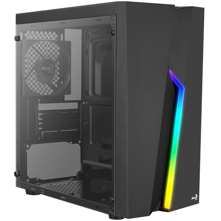 Aerocool Bolt Mini TG Micro-ATX Gehäuse - schwarz image number 7