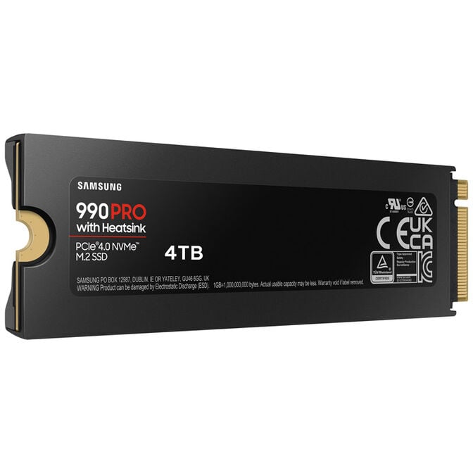 Samsung 990 PRO Series NVMe SSD, PCIe 4.0 M.2 Type 2280, with heatsink - 4 TB image number 5