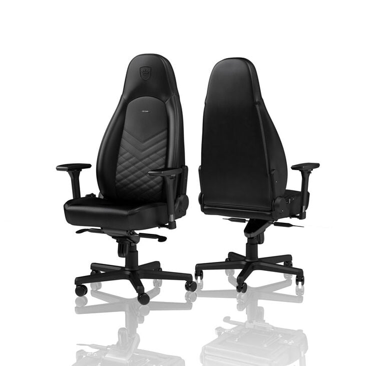noblechairs ICON Gaming Chair - Black/Black image number 1