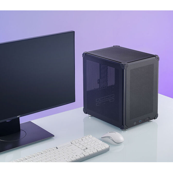 Jonsbo C6 PC-Geh&auml;use, Mini-Tower, Micro-ATX - schwarz image number 9