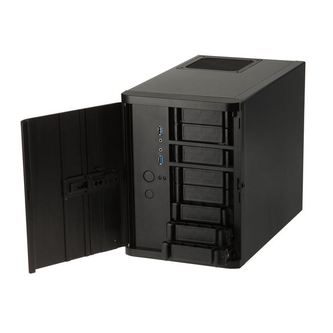 SilverStone SST-DS380B External 8x 3,5 Zoll SATA, 4x 2,5 Zoll - schwarz image number 4