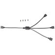 EK Water Blocks EK-Loop D-RGB Splitterkabel, 3-fach - schwarz image number null