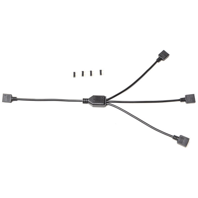 EK Water Blocks EK-Loop D-RGB Splitterkabel, 3-fach - schwarz image number 2