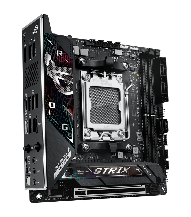 ASUS ROG STRIX B850-I Gaming WiFi Mainboard, Sockel AM5, AMD B850, Mini-ITX, DDR5 image number 3