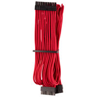Corsair Premium Sleeved 24-Pin-ATX Cable (Gen 4) - red
