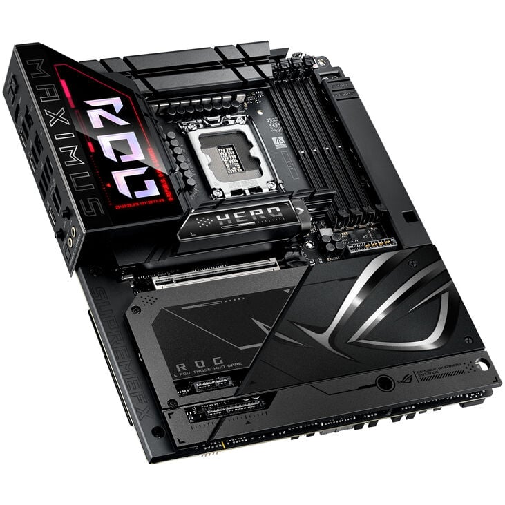 ASUS ROG Maximus Z890 Hero BTF Mainboard, Sockel LGA 1851, Intel Z890, ATX, DDR5 image number 1
