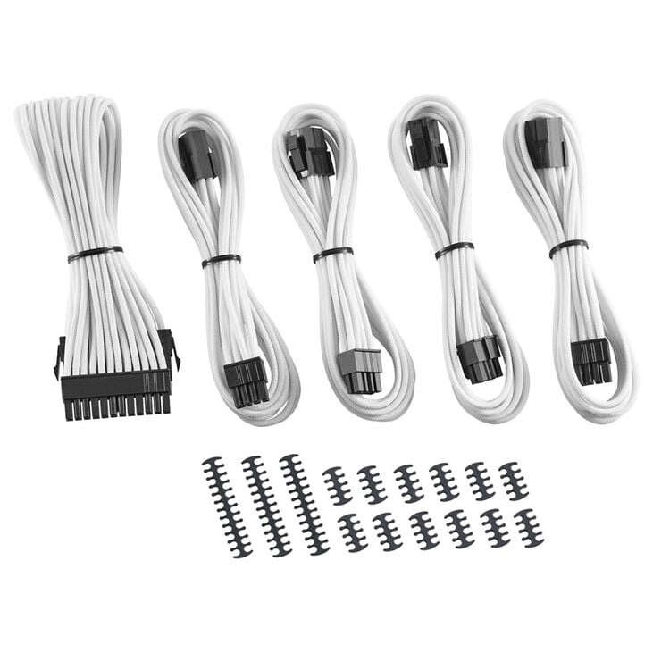 CableMod Classic ModMesh Cable Extension Kit - 8+8 Series - white image number 0