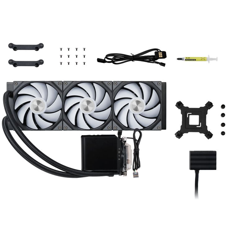 PHANTEKS Evolv X2 + TRYX PANORAMA ARGB Complete Water Cooling - black, 360mm image number 16