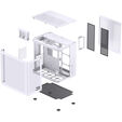 Jonsbo TK-2 2.0 Midi-Tower, Tempered Glass - wei&szlig; image number null