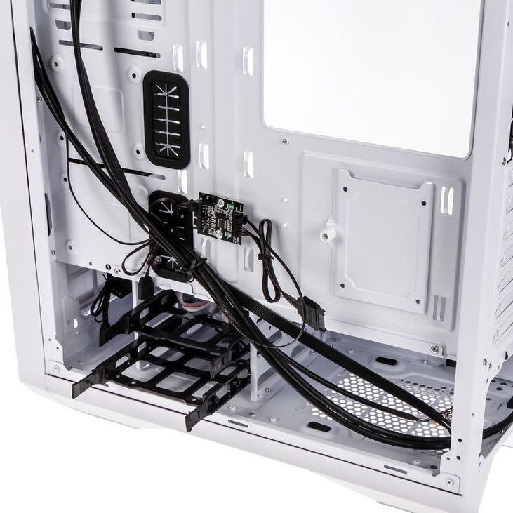 BitFenix Enso RGB Midi-Tower, Tempered Glass - weiß image number 8